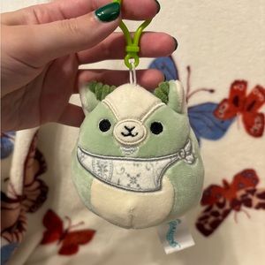 Squishmallow Clip- Palmer the goat, brand new with tags